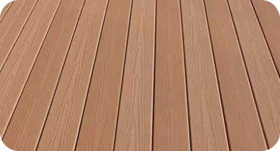 PVC composite decking boards