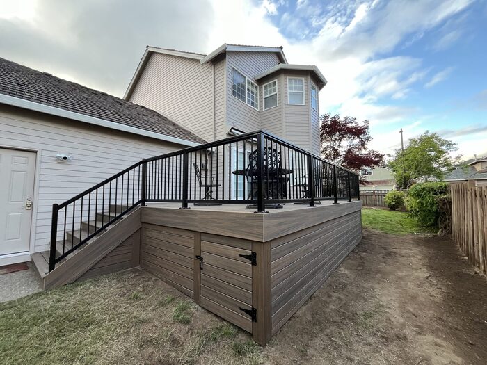 aluminum deck railing